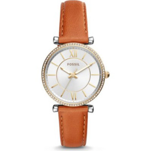 Horlogeband Fossil ES4344 Leder Bruin 16mm